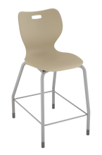 Load image into Gallery viewer, Alphabet four-leg stool for classrooms and cafeterias