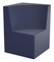 Load image into Gallery viewer, Curved corner modular soft seating chair with wraparound backrest