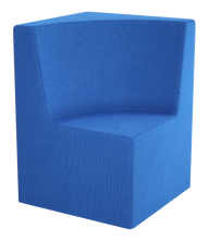 Load image into Gallery viewer, Curved corner modular soft seating chair with wraparound backrest