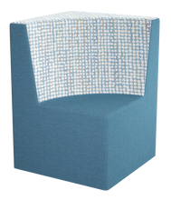 Load image into Gallery viewer, Curved corner modular soft seating chair with wraparound backrest