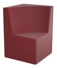 Load image into Gallery viewer, Curved corner modular soft seating chair with wraparound backrest