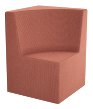 Load image into Gallery viewer, Curved corner modular soft seating chair with wraparound backrest