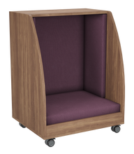 Load image into Gallery viewer, mobile privacy pod for student focus and sensory breaks