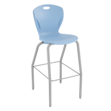 Load image into Gallery viewer, Discover four-leg stool with a flexible seat and sturdy frame for classrooms, cafeterias, and collaborative spaces.