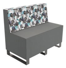 Load image into Gallery viewer, artcobell soft seating linear lounge sofa with elevated sled legs