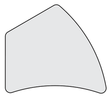 Load image into Gallery viewer, artcobell Student desks shape desks Aperture line art