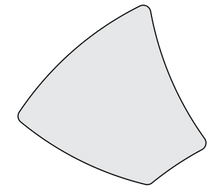 Load image into Gallery viewer, artcobell Student Desks Shape Desk Kite line art