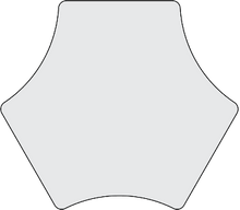 Load image into Gallery viewer, artcobell Tables Shape Tables 3P-120 line art