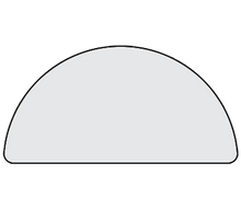 Load image into Gallery viewer, Half-Round