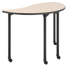 Load image into Gallery viewer, artcobell nebula shape table with fixed leg casters