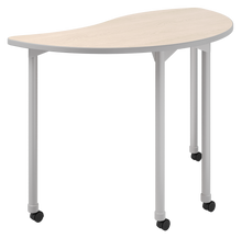 Load image into Gallery viewer, artcobell nebula shape table with fixed leg casters