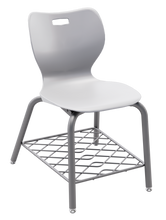 Load image into Gallery viewer, artcobell Alphabet Four Leg Chair with Bookrack