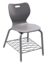 Load image into Gallery viewer, artcobell Alphabet Four Leg Chair with Bookrack