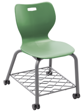 Load image into Gallery viewer, artcobell Seating Alphabet Four Leg Caster w/Bookrack