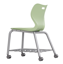 Load image into Gallery viewer, artcobell Seating Alphabet Four Leg Caster w/Bookrack