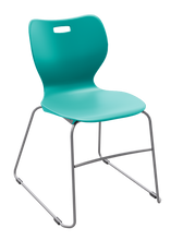 Load image into Gallery viewer, artcobell Seating Alphabet Sled Stacking Chair