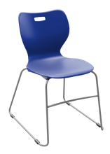 Load image into Gallery viewer, artcobell Seating Alphabet Sled Stacking Chair