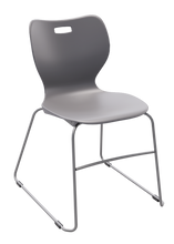 Load image into Gallery viewer, artcobell Seating Alphabet Sled Stacking Chair