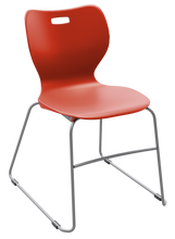 Load image into Gallery viewer, artcobell Seating Alphabet Sled Stacking Chair