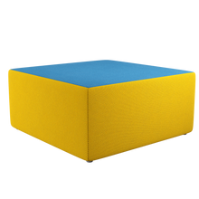Load image into Gallery viewer, artcobell soft seating ottoman 38" square two color