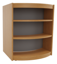 Load image into Gallery viewer, artcobell Storage mobile library shelves curved