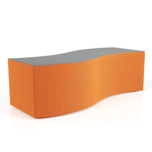 Load image into Gallery viewer, artcobell soft seating expanse bench two tone