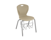 Load image into Gallery viewer, Four Leg Chair with Bookrack
