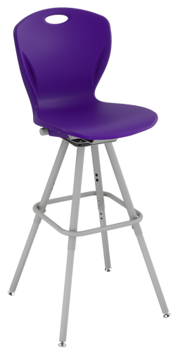 Artcobell seating discover four leg swivel stool