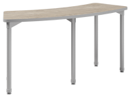 Inside curve adjustable shape table