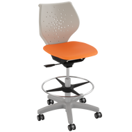 NXT MOV classroom swivel stool with moving seat, 360-degree swivel, and adjustable height