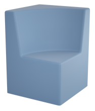 Load image into Gallery viewer, Curved corner modular soft seating chair with wraparound backrest
