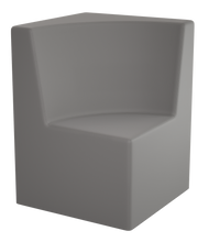Load image into Gallery viewer, Curved corner modular soft seating chair with wraparound backrest
