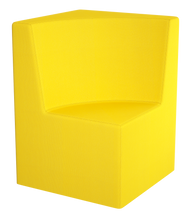 Load image into Gallery viewer, Curved corner modular soft seating chair with wraparound backrest
