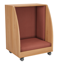Load image into Gallery viewer, mobile privacy pod for student focus and sensory breaks
