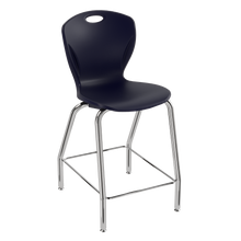 Load image into Gallery viewer, Discover four-leg stool with a flexible seat and sturdy frame for classrooms, cafeterias, and collaborative spaces.
