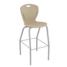 Load image into Gallery viewer, Discover four-leg stool with a flexible seat and sturdy frame for classrooms, cafeterias, and collaborative spaces.
