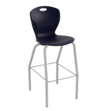 Load image into Gallery viewer, Discover four-leg stool with a flexible seat and sturdy frame for classrooms, cafeterias, and collaborative spaces.
