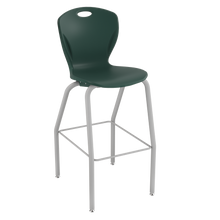 Load image into Gallery viewer, Discover four-leg stool with a flexible seat and sturdy frame for classrooms, cafeterias, and collaborative spaces.
