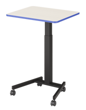 Load image into Gallery viewer, Height-adjustable WithinReach Teacher Podium with optional storage and casters
