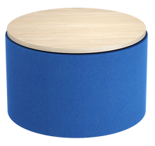 Load image into Gallery viewer, artcobell soft seating round ottoman with laminate top
