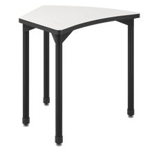 Load image into Gallery viewer, artcobell aperture shape desk with fixed legs

