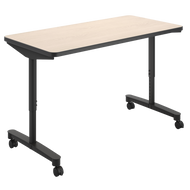 Height-adjustable t-leg sets for juvenile, standard, and standing seating