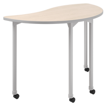 Load image into Gallery viewer, artcobell nebula shape table with fixed leg casters
