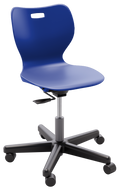 Alphabet task chair with 360-degree swivel and adjustable height