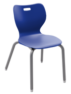 Alphabet caster chair with durable support