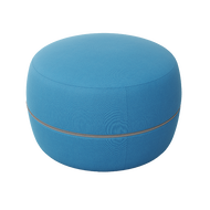 Round lounge cushion with all foam design
