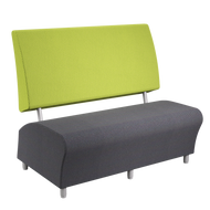 Free-standing lounge sofa, comfortable, modern seating for small group learning or cafeteria