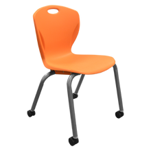 Load image into Gallery viewer, Four Leg Stacking Caster Chair

