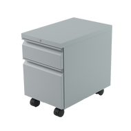 Mobile pedestal with lockable box and file drawers