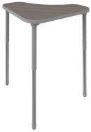 Tri-Top Student Desk with scoop and three entry points